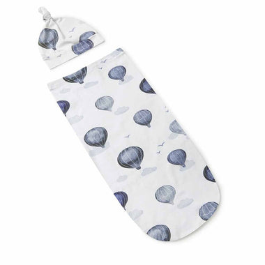 Cloud Chaser Snuggle Swaddle & Beanie Set-Snuggle Hunny