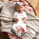 Rosebud Organic Snuggle Swaddle & Topknot Set - Thumbnail 5