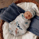 Whale Snuggle Swaddle & Beanie Set - Thumbnail 3