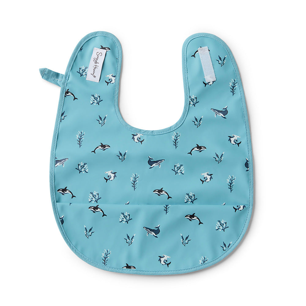 Blue Ocean Snuggle Bib - View 2