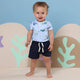 Blue Ocean Short Sleeve Organic Bodysuit - Thumbnail 3