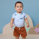 Blue Ocean Short Sleeve Organic Bodysuit - Thumbnail 8