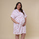 Camille Organic Maternity Robe - Thumbnail 3