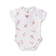 Candy Cane Short Sleeve Organic Bodysuit - Thumbnail 2