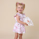 Cherry Blossom Short Sleeve Organic Dress - Thumbnail 8