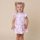 Cherry Blossom Short Sleeve Organic Dress - Thumbnail 5
