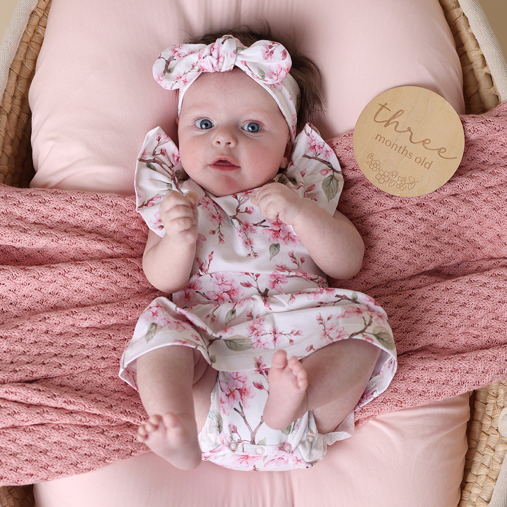 Cherry Blossom Short Sleeve Organic Dress - View 9