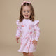 Coral Long Sleeve Organic Dress - Thumbnail 8