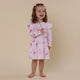Coral Long Sleeve Organic Dress - Thumbnail 4
