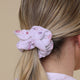 Coral Organic Scrunchie - Thumbnail 1