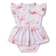 Coral Short Sleeve Organic Dress - Thumbnail 2