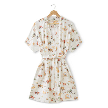 Diggers & Tractors Organic Maternity Robe | Snuggle Hunny