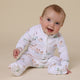 Duck Pond Organic Snuggle Sleepsuit Zip Footie - Thumbnail 6