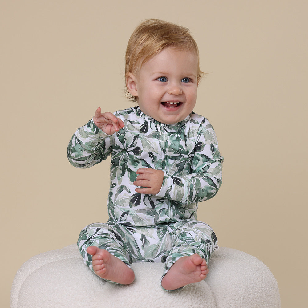 Evergreen Organic Snugglesuit Convertible Romper - View 4