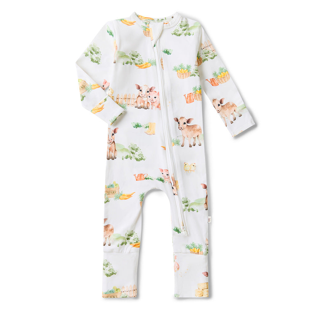 Farm Organic Snugglesuit Convertible Romper - View 2