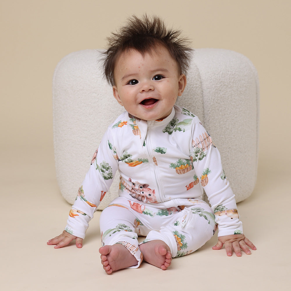 Farm Organic Snugglesuit Convertible Romper - View 6