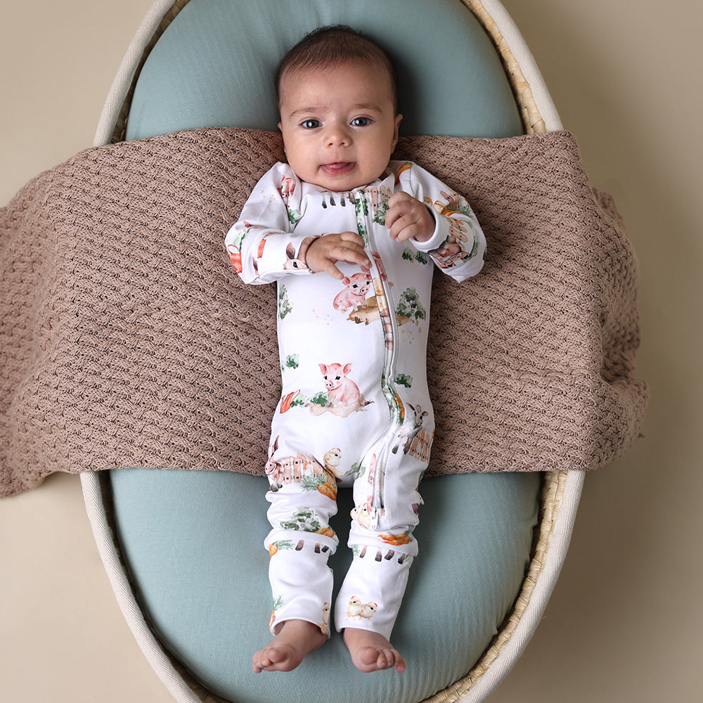 Farm Organic Snugglesuit Convertible Romper - View 5