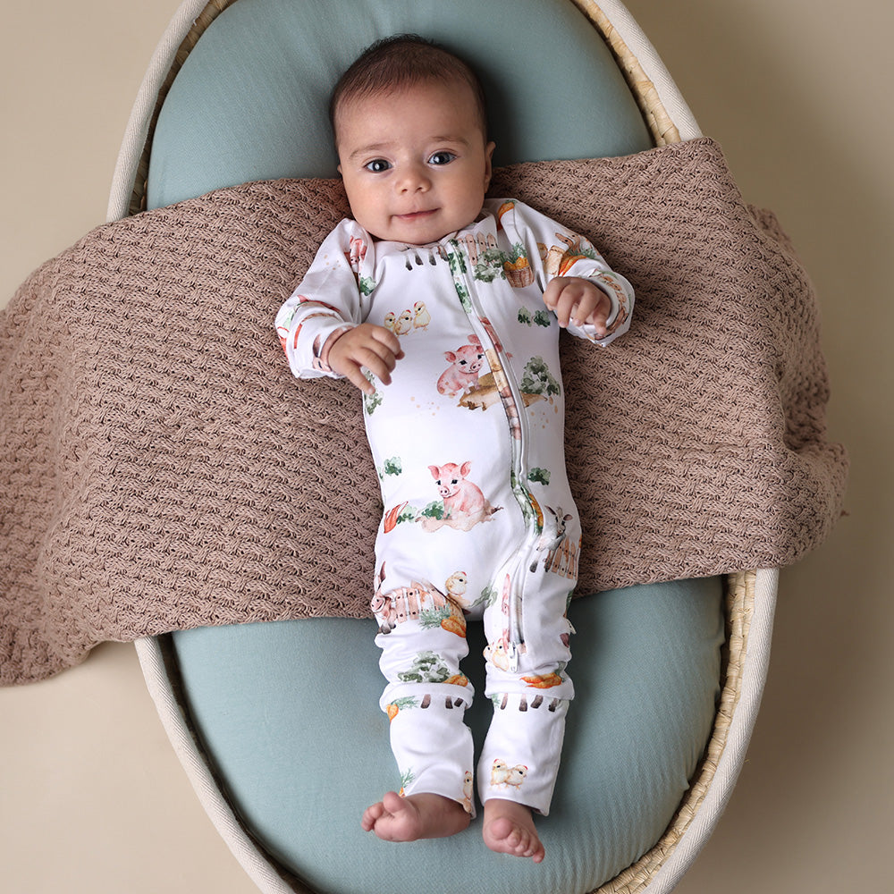 Farm Organic Snugglesuit Convertible Romper - View 3