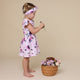 Floral Kiss Short Sleeve Organic Dress - Thumbnail 4