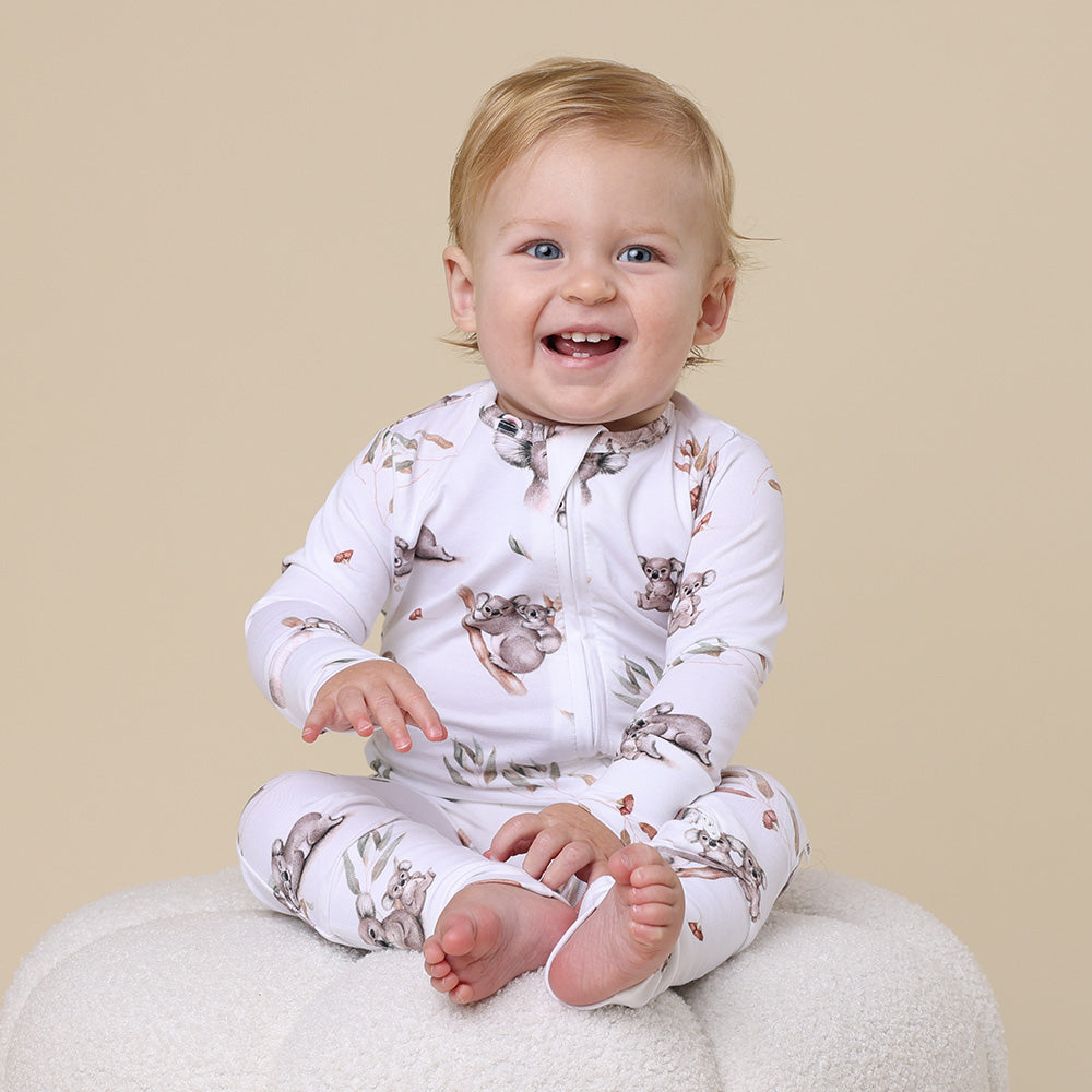 Koala Organic Snugglesuit Convertible Romper - View 1