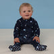 Milky Way Organic Snuggle Sleepsuit Zip Footie - Thumbnail 9