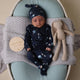 Milky Way Organic Snuggle Sleepsuit Zip Footie - Thumbnail 8