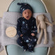 Milky Way Organic Snuggle Sleepsuit Zip Footie - Thumbnail 1