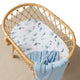 Ocean Organic Bassinet Sheet / Change Pad Cover - Thumbnail 3