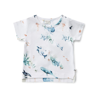 Ocean Organic T-Shirt | Snuggle Hunny