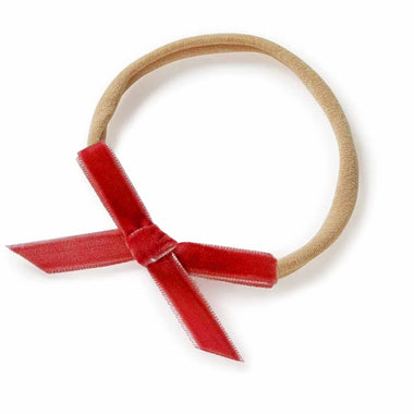 Red Velvet Bow | Snuggle Hunny