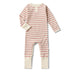 Snuggle Specials - Rose Stripe Organic Growsuit | Snuggle Hunny