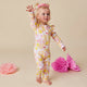 Sofia Organic Snugglesuit Convertible Romper with Frill - Thumbnail 9