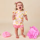 Sofia Organic Short Sleeve Top with Frill - Thumbnail 6