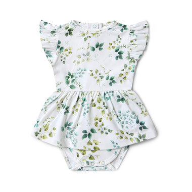 Eden Short Sleeve Organic Dress | Snuggle Hunny
