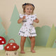 Trains Short Sleeve Organic Dress - Thumbnail 1