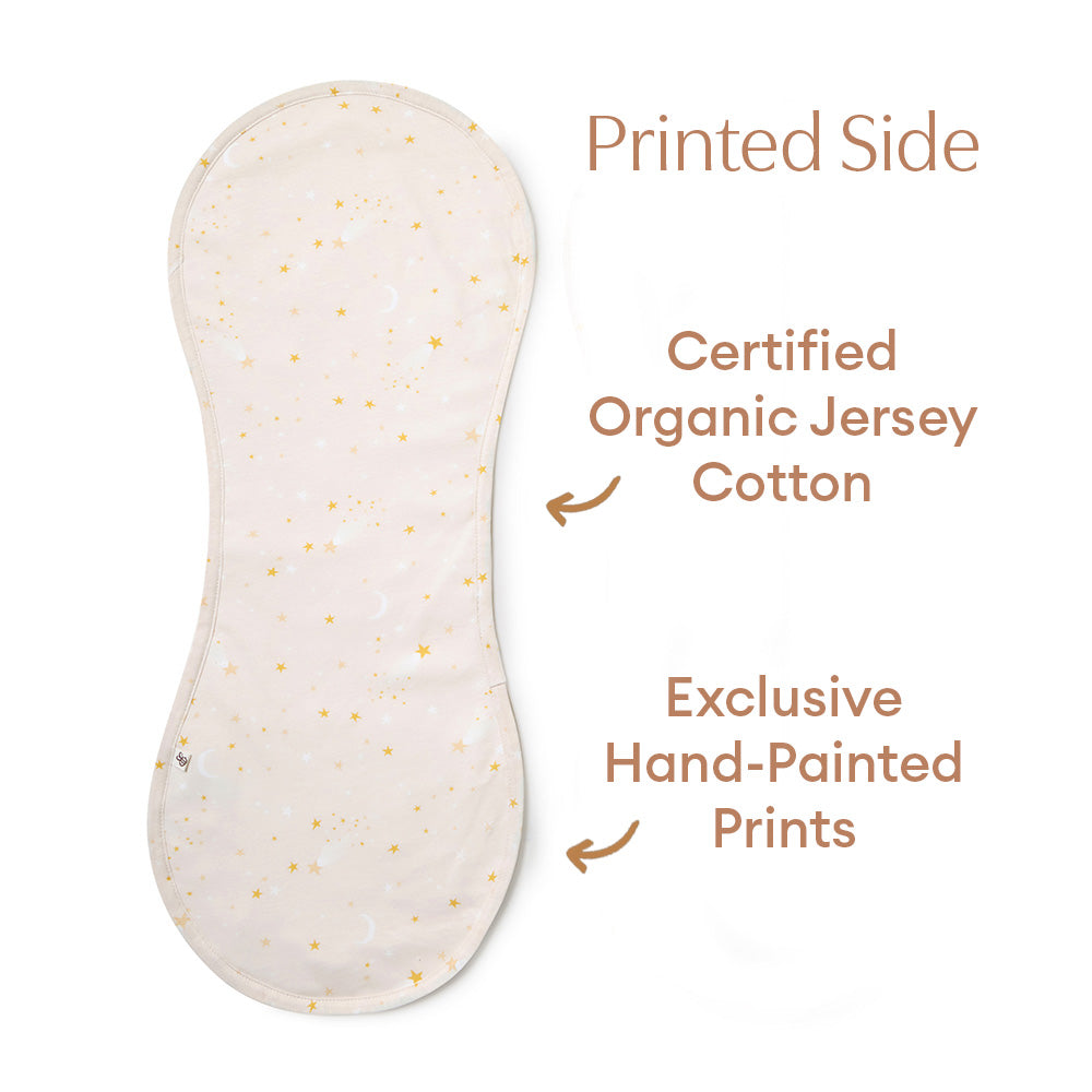 Stardust Organic Cotton Burp Cloth - View 4