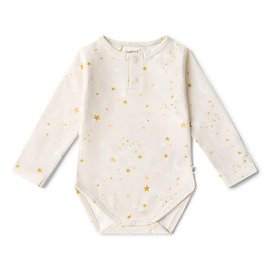 Stardust Long Sleeve Organic Bodysuit | Snuggle Hunny