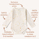 Stardust Long Sleeve Organic Bodysuit - Thumbnail 7