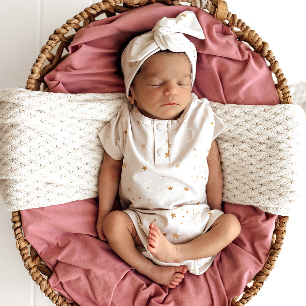 Stardust Short Sleeve Organic Bodysuit - View 7