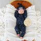 Starry Night Organic Snugglesuit Convertible Romper - Thumbnail 1