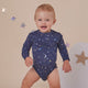 Starry Night Long Sleeve Organic Bodysuit - Thumbnail 3