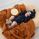 Hazelnut Organic Cotton Knit Booties - Thumbnail 4