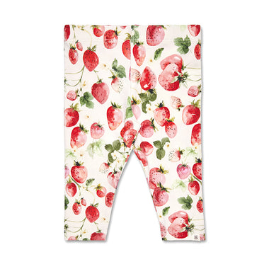 Strawberry Organic Leggings | Snuggle Hunny