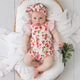 Strawberry Organic Snuggle Overall Shorts - Thumbnail 10
