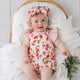Strawberry Organic Snuggle Overall Shorts - Thumbnail 6
