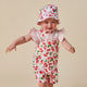 Strawberry Organic Snuggle Overall Shorts - Thumbnail 8