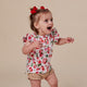 Strawberry Organic Short Sleeve Top with Frill - Thumbnail 7