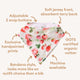 Strawberry Organic Dribble Bib - Thumbnail 4