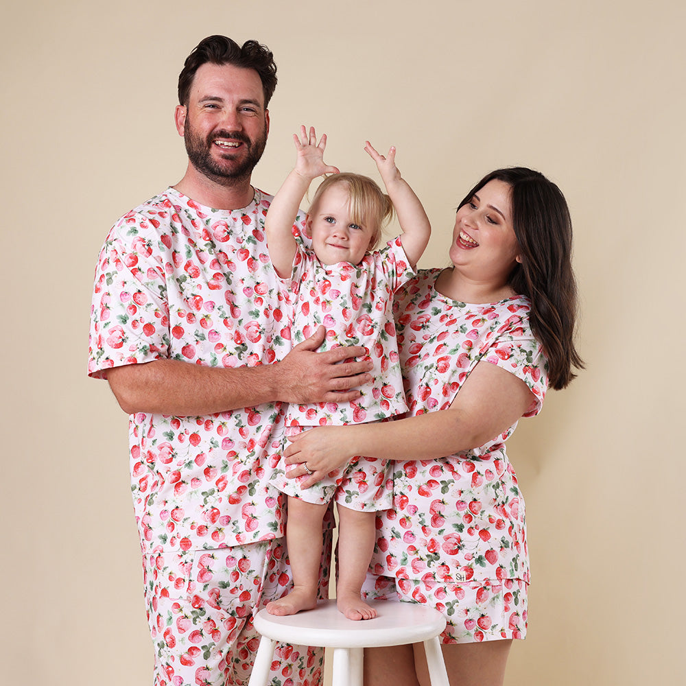 Strawberry Organic Kids PJ Set - View 9