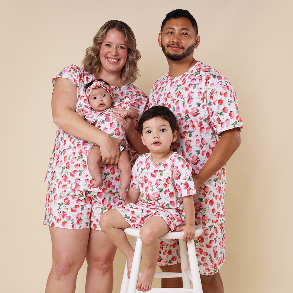 Strawberry Organic Mens PJ Set - View 5